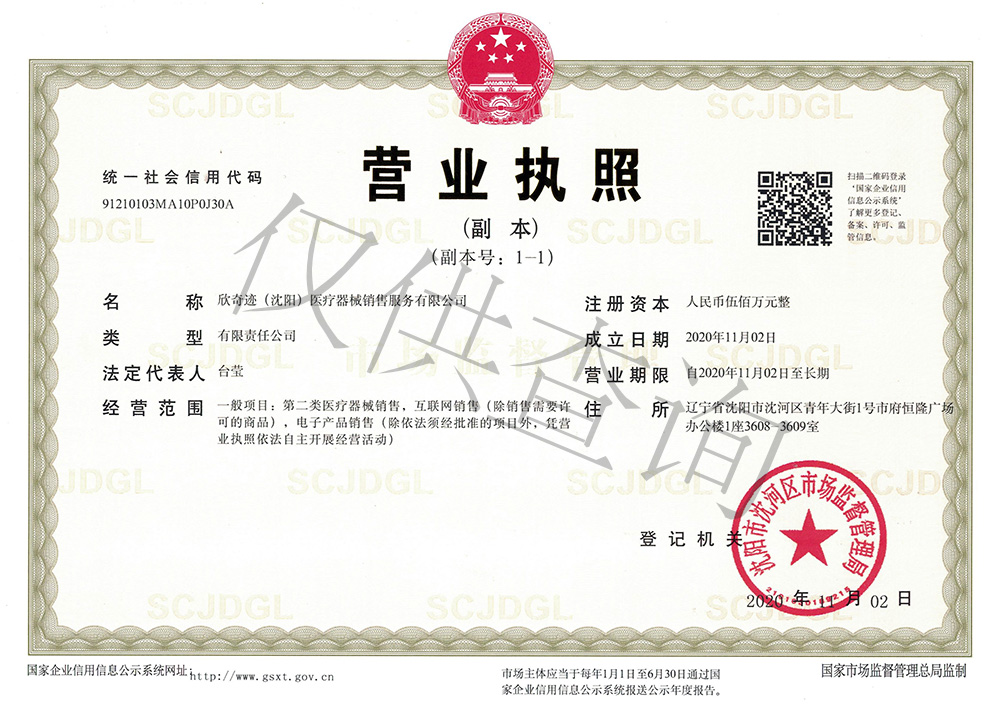 总公司营业执照