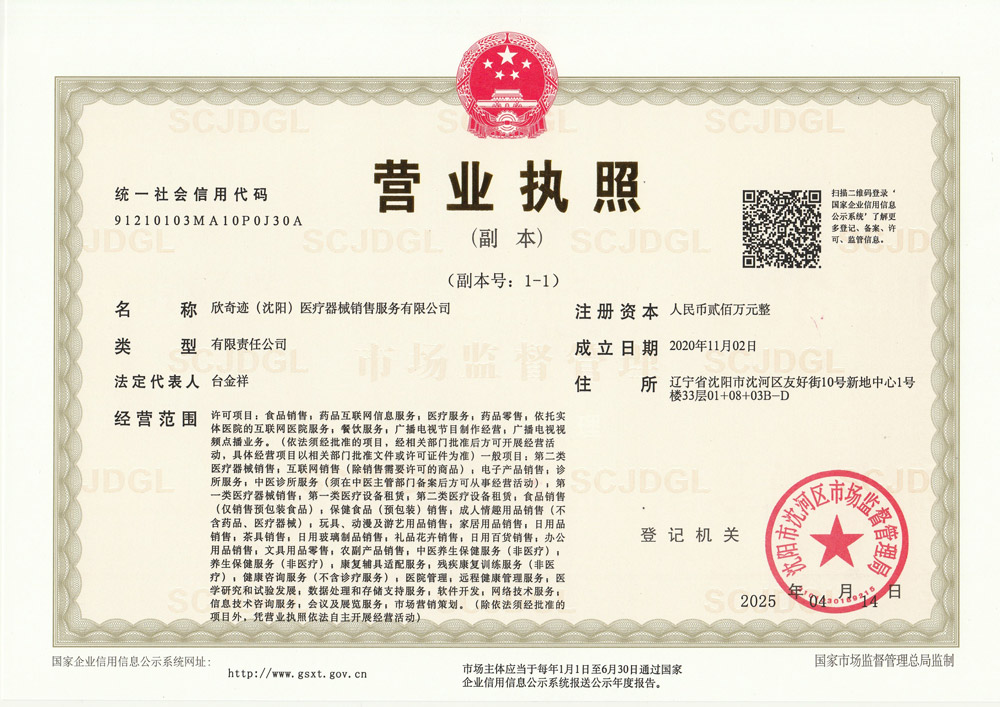 总公司营业执照